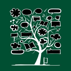 Sketch of tree with arrows and frames for your design N2