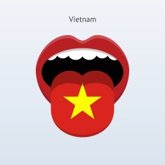 Vietnam language Abstract human tongue N2