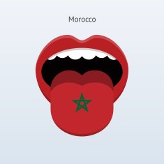 Morocco language Abstract human tongue N2