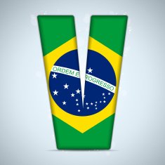 Brazil Alphabet Letters N6