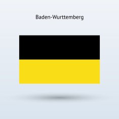 State of Baden-Wurttemberg Flag (Germany) N3