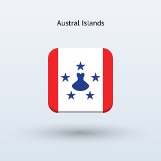 Austral Islands Flag Icon