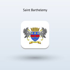 Saint Barthelemy Flag Icon N2
