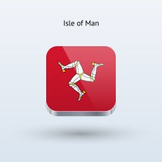 Isle of Man Flag Icon N2