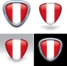 Peruvian Flag Crest
