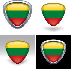 Lithuanian Flag Crest
