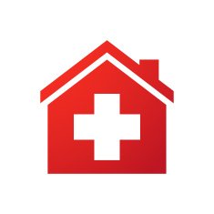 House icon with the swiss flag