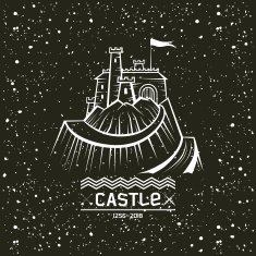 Emblem castle on a mountain N2