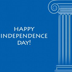 Happy Independence Day card for Greece in vector format N7
