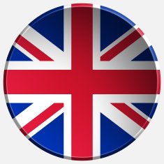 UK 3d Round Button