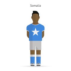Somalia football player Soccer uniform free image download