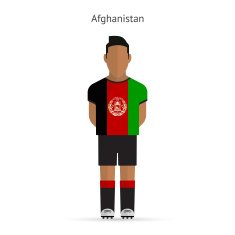 Afghanistan football player Soccer uniform