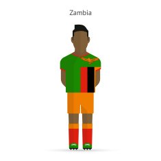 Zambia football player Soccer uniform