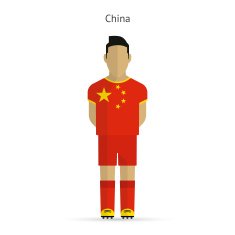China football player Soccer uniform