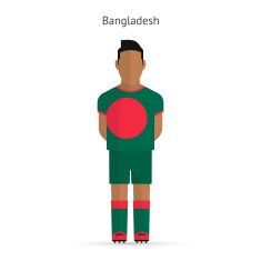 Bangladesh football player Soccer uniform