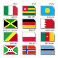 flags of the world N72