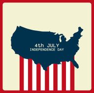 abstract independence day background with special objects N14