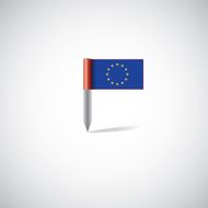 European union flag pin N2