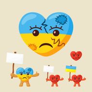 Ukrainian Sad Heart