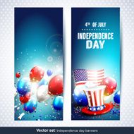 Independence day banners - Vector set N2