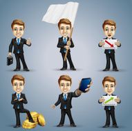 Businessman character set