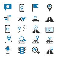 Navigation icons set N14