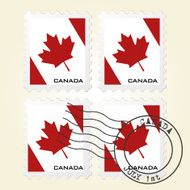 Canadian Flag Stamps