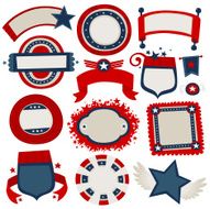 Patriotic banner collection N2