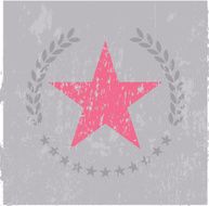 Grunge red star