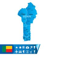 Benin map
