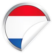 Dutch Flag Sticker