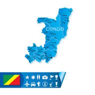 Republic of the Congo map