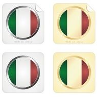 Made in Italy Stickers