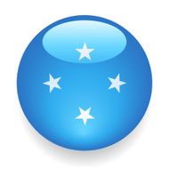 World Flag Button Micronesia
