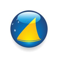 World Flag Button Tokelau