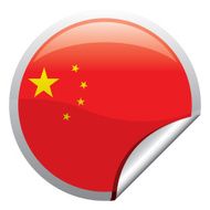 China Flag Sticker N2