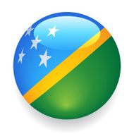 World Flag Button Solomon Islands
