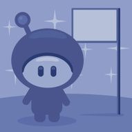 Rocket boy plants a flag