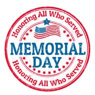 Memorial day stamp