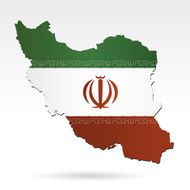 Iran Flag Map N2