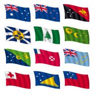 World flags waving N42