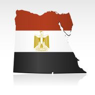 Egypt Flag Map N5