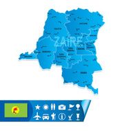 Zaire map