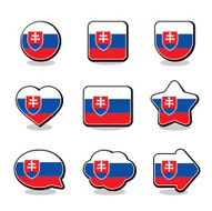 SLOVAKIA FLAG ICON SET