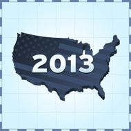 USA map 2013 N2