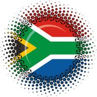 South Africa Soccer Flag