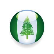 World Flag Button Norfolk Island