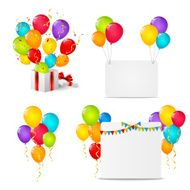 Set of Birthday objects for Your design N2