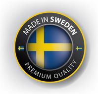 Made in Sweden seal Flag (Vector)