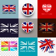 Vector Union Jack Flag Collection